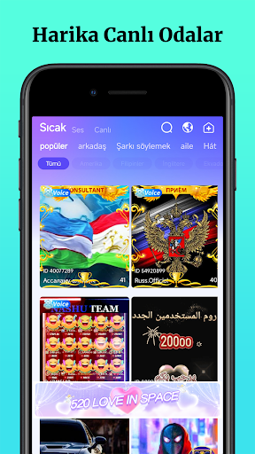 Asha Live: Grup Sohbet Odası ekran görüntüsü