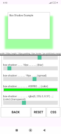 CSS Generator ekran görüntüsü