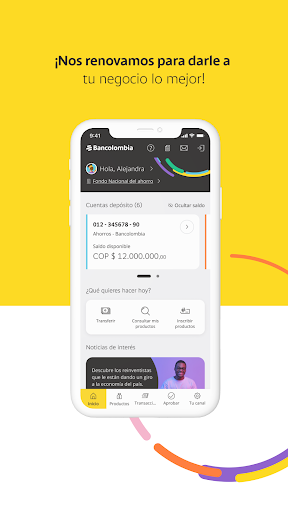 Bancolombia Negocios ekran görüntüsü