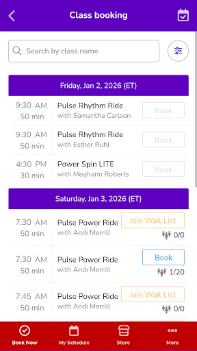 Pulse Indoor Cycling ekran görüntüsü