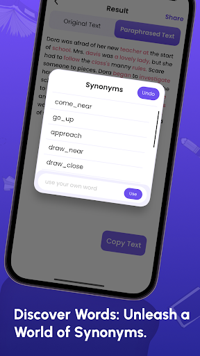 Reword Text: Paraphrasing Tool ekran görüntüsü