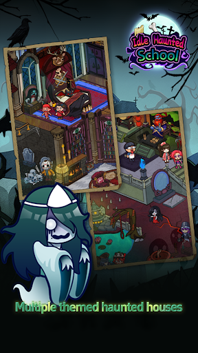 Idle Haunted School-TycoonGame ekran görüntüsü