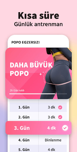 Kalça ve Bacaklar Egzersizi ekran görüntüsü