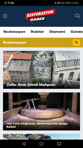 Restorasyon Haber ekran görüntüsü
