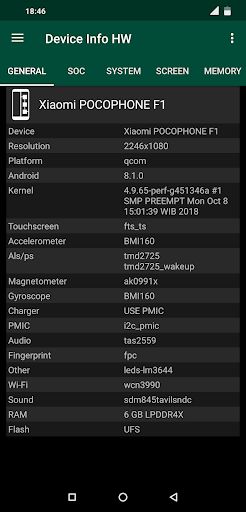 Device Info HW+ ekran görüntüsü
