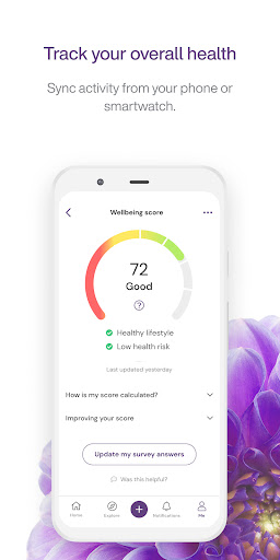 TELUS Health Wellbeing ekran görüntüsü