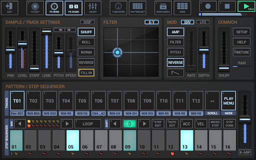 G-Stomper Studio Demo: DAW ekran görüntüsü
