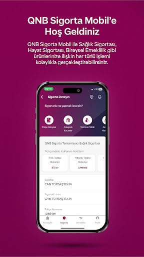 QNB Sigorta ekran görüntüsü