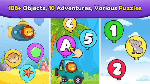 Balloon Pop Kids Learning Game ekran görüntüsü