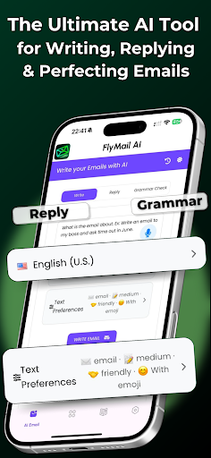 FlyMail: AI Email Generator ekran görüntüsü