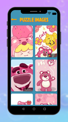 Cute Pink Bear Jigsaw Puzzle ekran görüntüsü