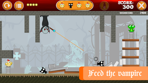 Mr Vampire - Physics Puzzle ekran görüntüsü