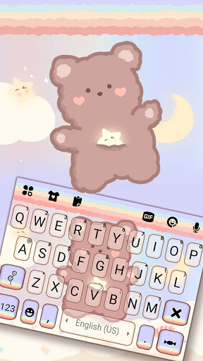 Kawaii Teddy Tema ekran görüntüsü