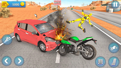 Ragdoll Bike Smash Fall Crash ekran görüntüsü