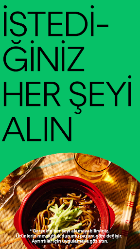 Uber Eats: Yemek & Market ekran görüntüsü