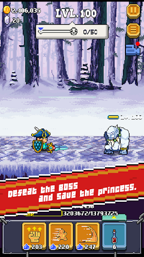 Idle Might Hero ekran görüntüsü