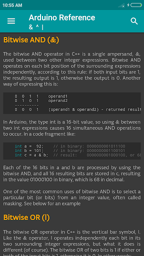 Arduino Language Reference ekran görüntüsü
