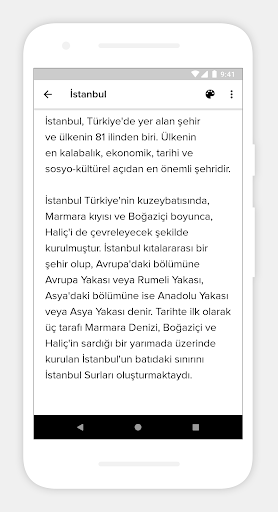 Not defteri, notlar - Defter ekran görüntüsü