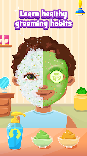 Kids Makeup Games & Hair Salon ekran görüntüsü