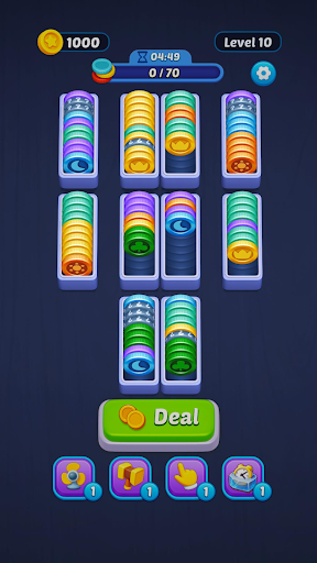 Stack N Pop: Coin Sort Puzzle ekran görüntüsü