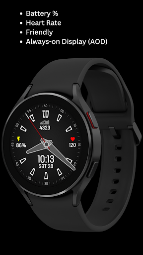 SimpleFit Analog Watch Face ekran görüntüsü