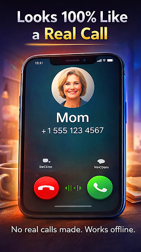 Fake Incoming Call: Escape Now ekran görüntüsü