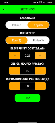 3d printing cost estimate ekran görüntüsü