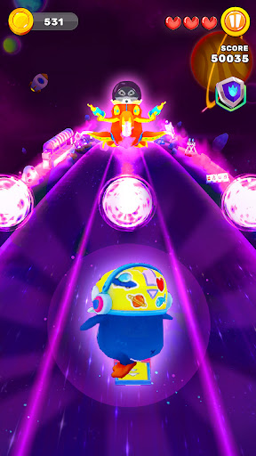 Penguin Dash: Run Race 3D ekran görüntüsü