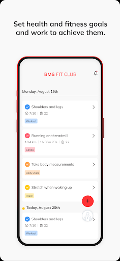 BMS Fit Club ekran görüntüsü