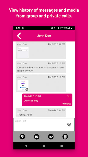 T-Mobile Direct Connect ekran görüntüsü