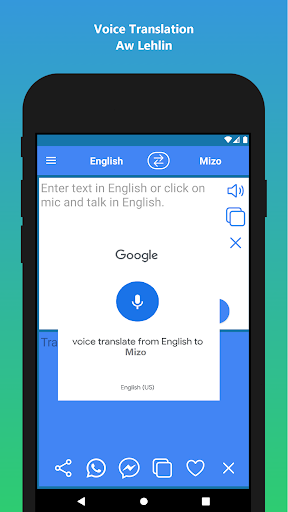 English to Mizo Translation ekran görüntüsü