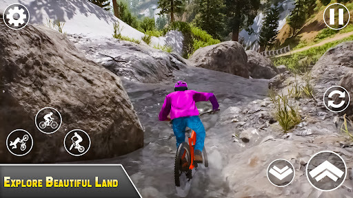 BMX bisiklet oyunları offroad ekran görüntüsü