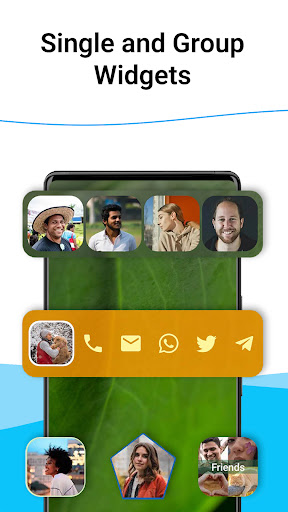 Kişiler Widget'i ekran görüntüsü