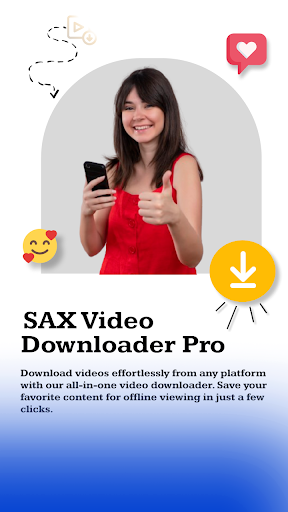 SAX Video Downloader Pro ekran görüntüsü