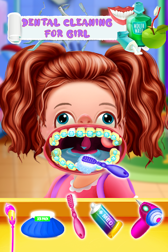 Twins Baby Dental Care Games ekran görüntüsü