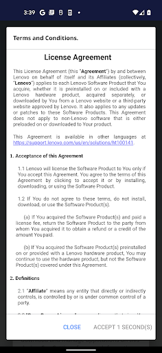 Lenovo Universal Device Client ekran görüntüsü