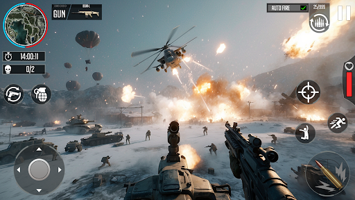 FPS Shooting : Gun War Game 3D ekran görüntüsü
