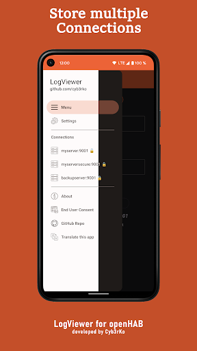 LogViewer for openHAB ekran görüntüsü