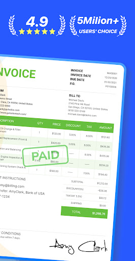 Invoice Maker - InvoiceBase ekran görüntüsü