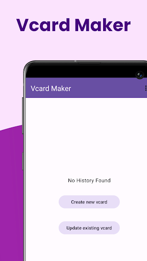 Vcf File Creator - Vcard maker ekran görüntüsü