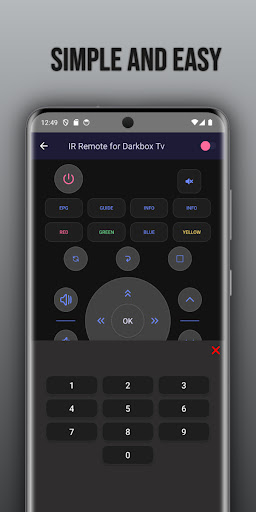 Remote for Darkbox tv ekran görüntüsü