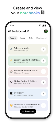 Google NotebookLM ekran görüntüsü