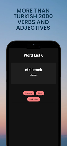 Turkish Words ekran görüntüsü