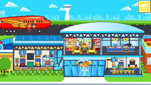 My Pretend Airport Travel Town ekran görüntüsü