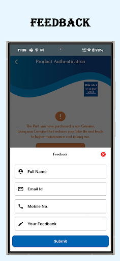 Bajaj Genuine parts - Global ekran görüntüsü