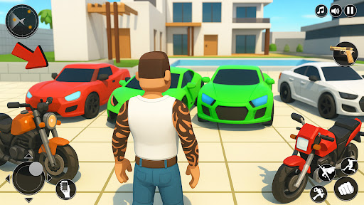 Gangster Crime Car Driving 3D ekran görüntüsü