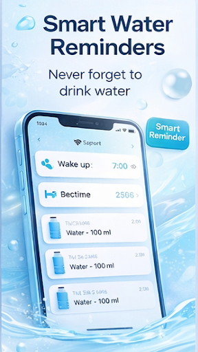 Water Reminder: Drink Water ekran görüntüsü
