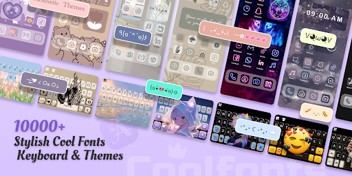 Cool Fonts - Keyboard & Themes ekran görüntüsü