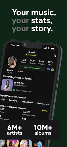 stats.fm for Spotify ekran görüntüsü