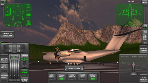 Turboprop Flight Simulator ekran görüntüsü